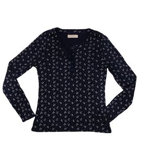 Lucky 🍀 Brand Women Long Sleeve Printed Top